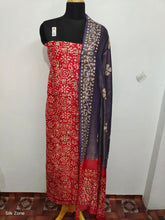 Cotton Dupion Batik Print Suit SILK ZONE